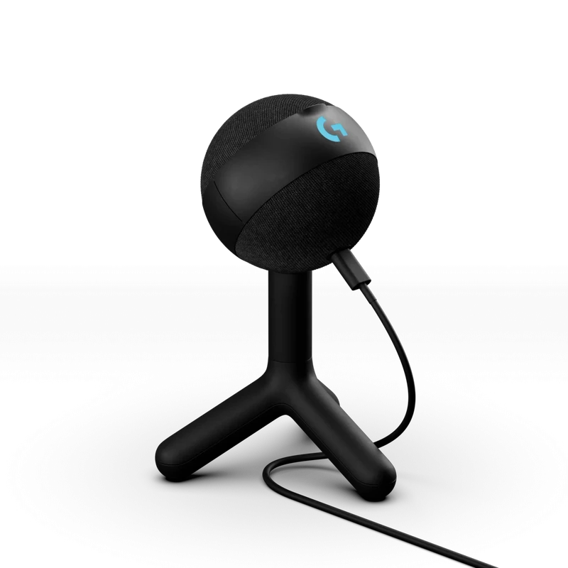 Microfon gaming logitech yeti orb rgb, usb, alb 13