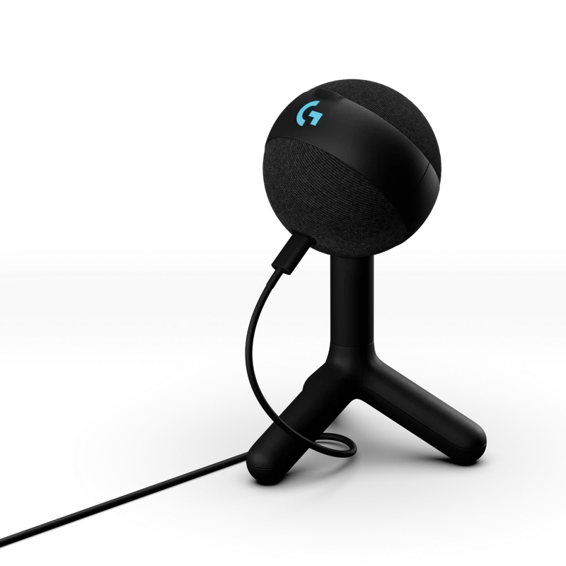 Microfon gaming logitech yeti orb rgb, usb, alb 7