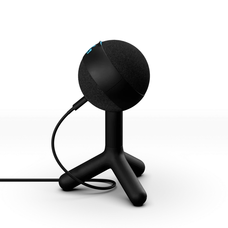 Microfon gaming logitech yeti orb rgb, usb, alb 4
