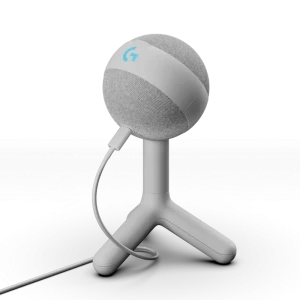 Игровой микрофон logitech yeti orb rgb, usb, белый