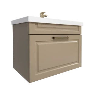 Dulap baie suspendat marbela capucino (sava) cu sertar - 800mm
