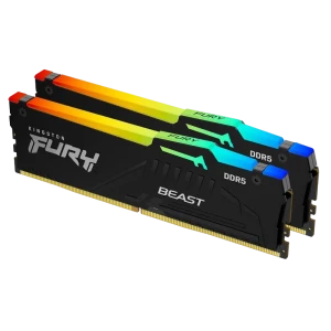Оперативная память Kingston FURY Beast RGB, DDR5 SDRAM, 5600 МГц, 32 Гб, KF556C36BBEAK2-32