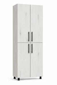 Dulap cu 4 uși stejar alb - 600*340*1900mm