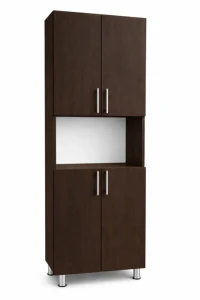 Dulap cu 4 uși și nișă venghe - 600*340*1900mm