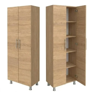 Dulap cu rafturi 2 uși sonoma - 600*340*1900mm