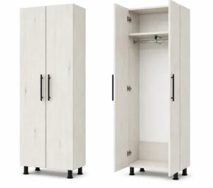 Dulap pentru haine stejar alb - 600*340*1900mm
