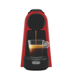 Капсульная кофеварка delonghi essenza mini, 1150вт, красный