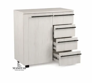 Comoda vigo stejar alb - 800mm