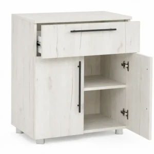 Comoda leon stejar alb- 700mm