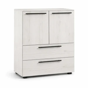 Comoda cadiz stejar alb - 800mm