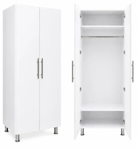 Dulap tores cu bară alb - 800*500*2000mm