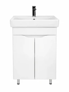 Dulap baie print alb (ml) cu 2 uși - 550mm