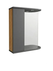Oglindă torino stejar- antracit fără mâner - 800mm