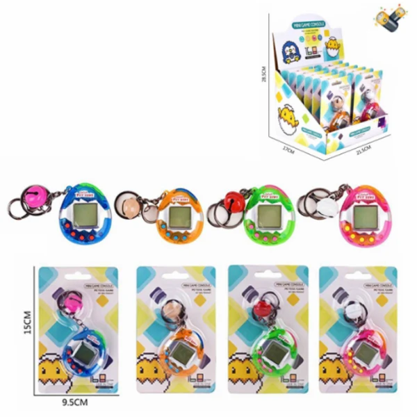 Breloc pentru chei tamagotchi, rotund (as.). 4