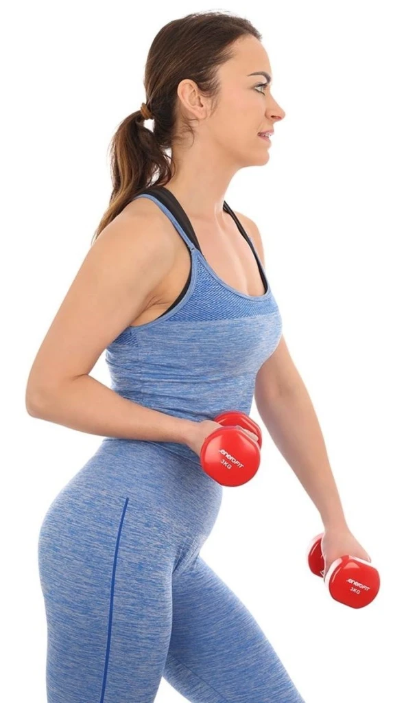 Гантель enero vinyl dumbbell 3kg 4