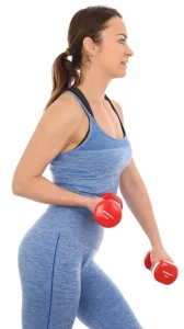 Гантель enero vinyl dumbbell 3kg Thumbnail 4
