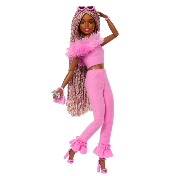 Кукла barbie "модница в розовом костюме" 2