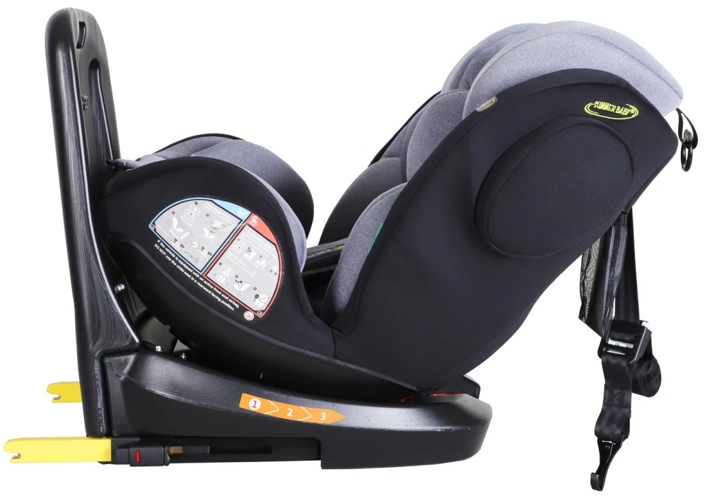 Scaun auto pentru copii summer baby faro i-size (4571) grey 6