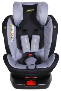 Scaun auto pentru copii summer baby faro i-size (4571) grey Thumbnail 4