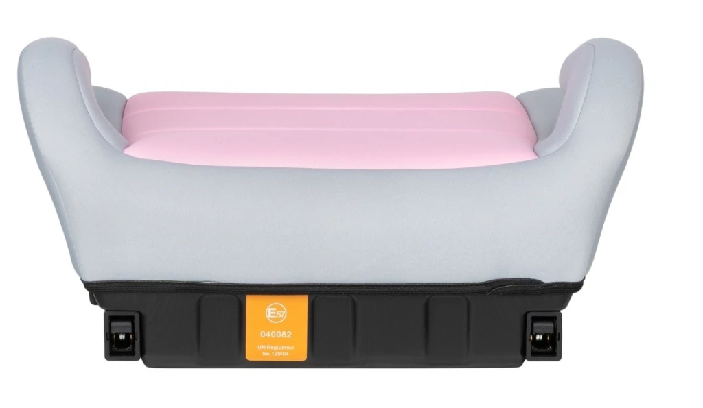 Scaun auto înălțător pentru copii summer baby ibiza i-size (4994) pink/grey 9