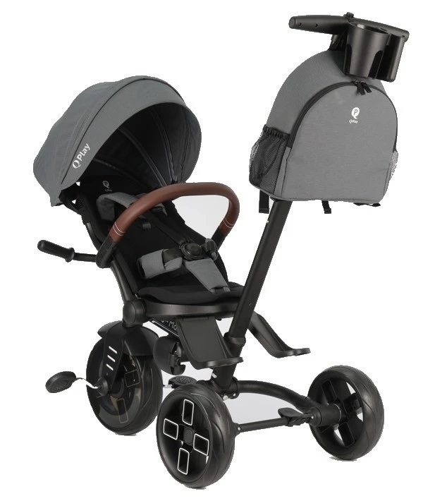 Детский велосипед qplay comfo max grey 7