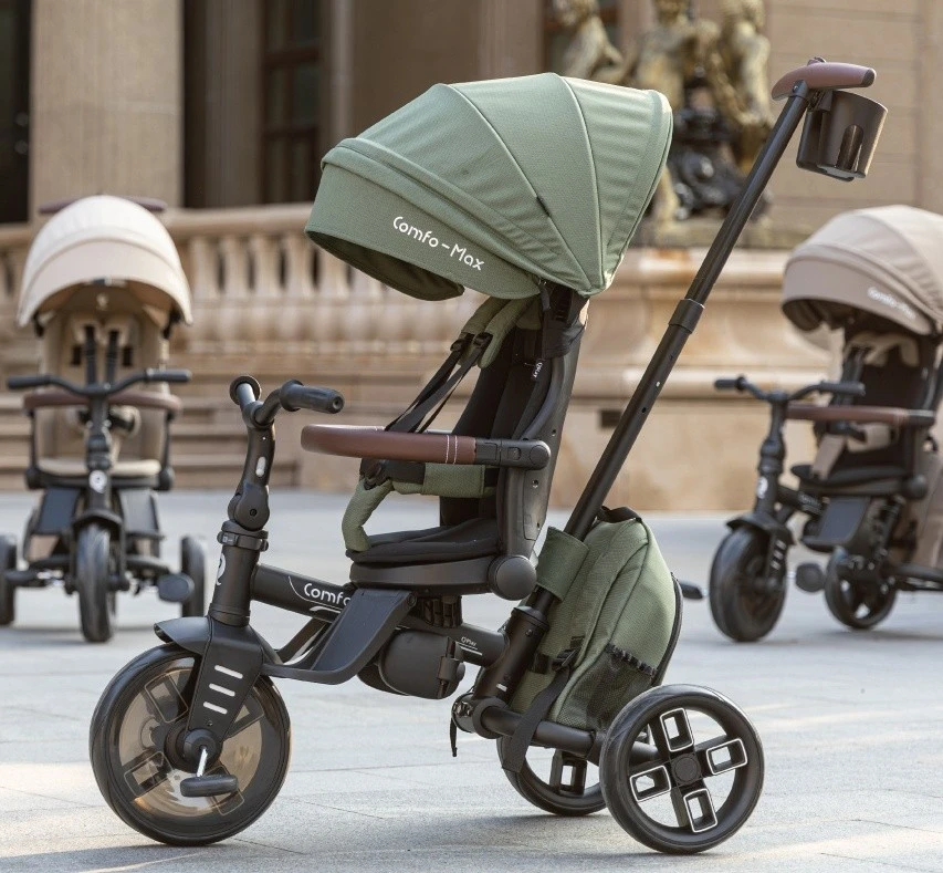 Bicicletă copii qplay comfo max olive green 4