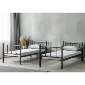 Двухъярусная кровать evger r-90 90x200cm black Thumbnail 2