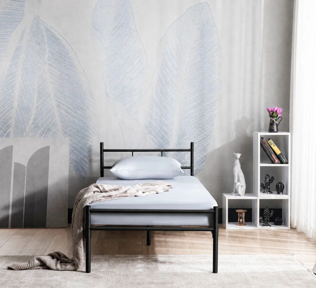 Кровать evger kl-91 90x200cm black 2