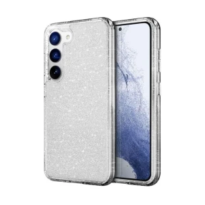 Uniq case tpu для samsung galaxy s24 plus life pro xtreme tinsel, блестящий прозрачный
