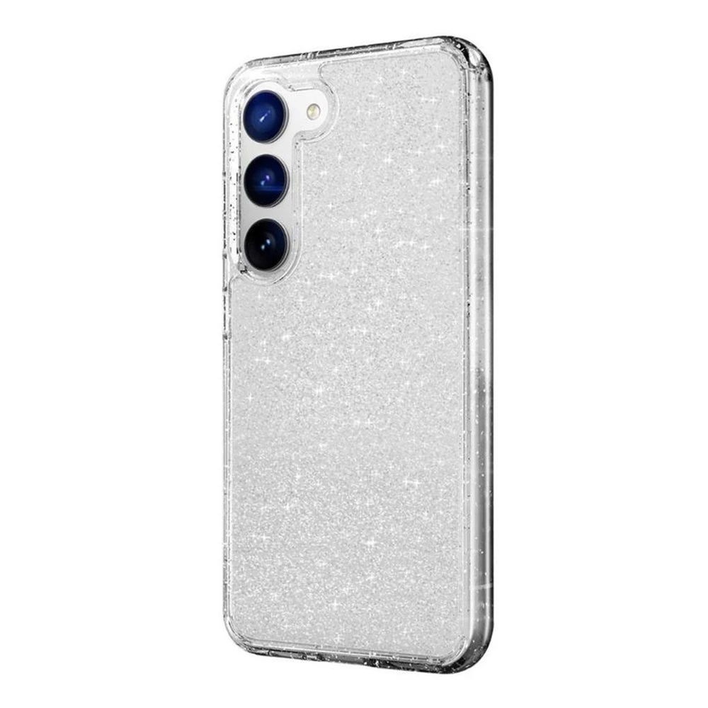 Uniq case tpu для samsung galaxy s24 plus life pro xtreme tinsel, блестящий прозрачный 3