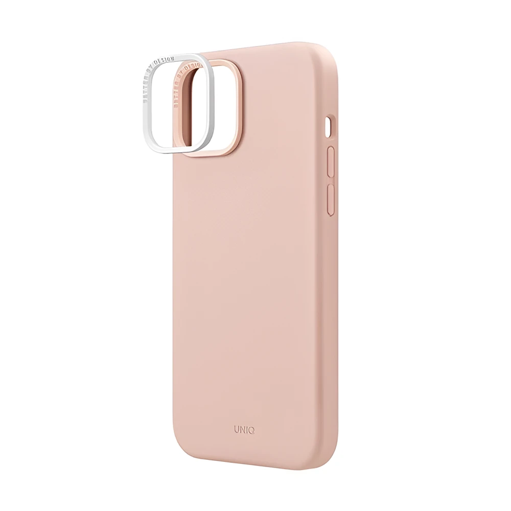 Чехол uniq hybrid magclik charging lino hue для iphone 15, розовый 3