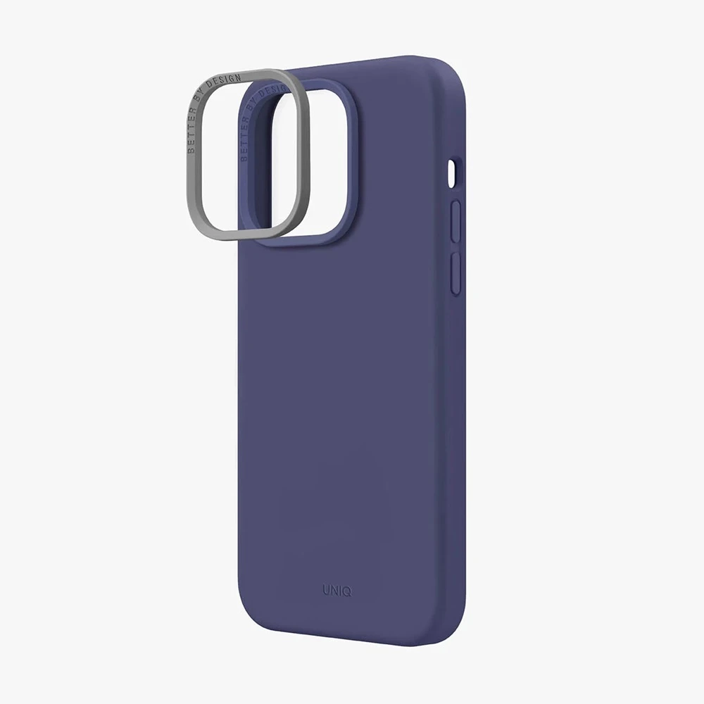 Uniq case liquid silicone lino fig для iphone 14 pro, фиолетовый 2