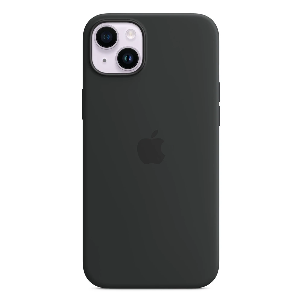Оригинальный силиконовый чехол с magsafe для iphone 15 plus/14 plus, midnight 2