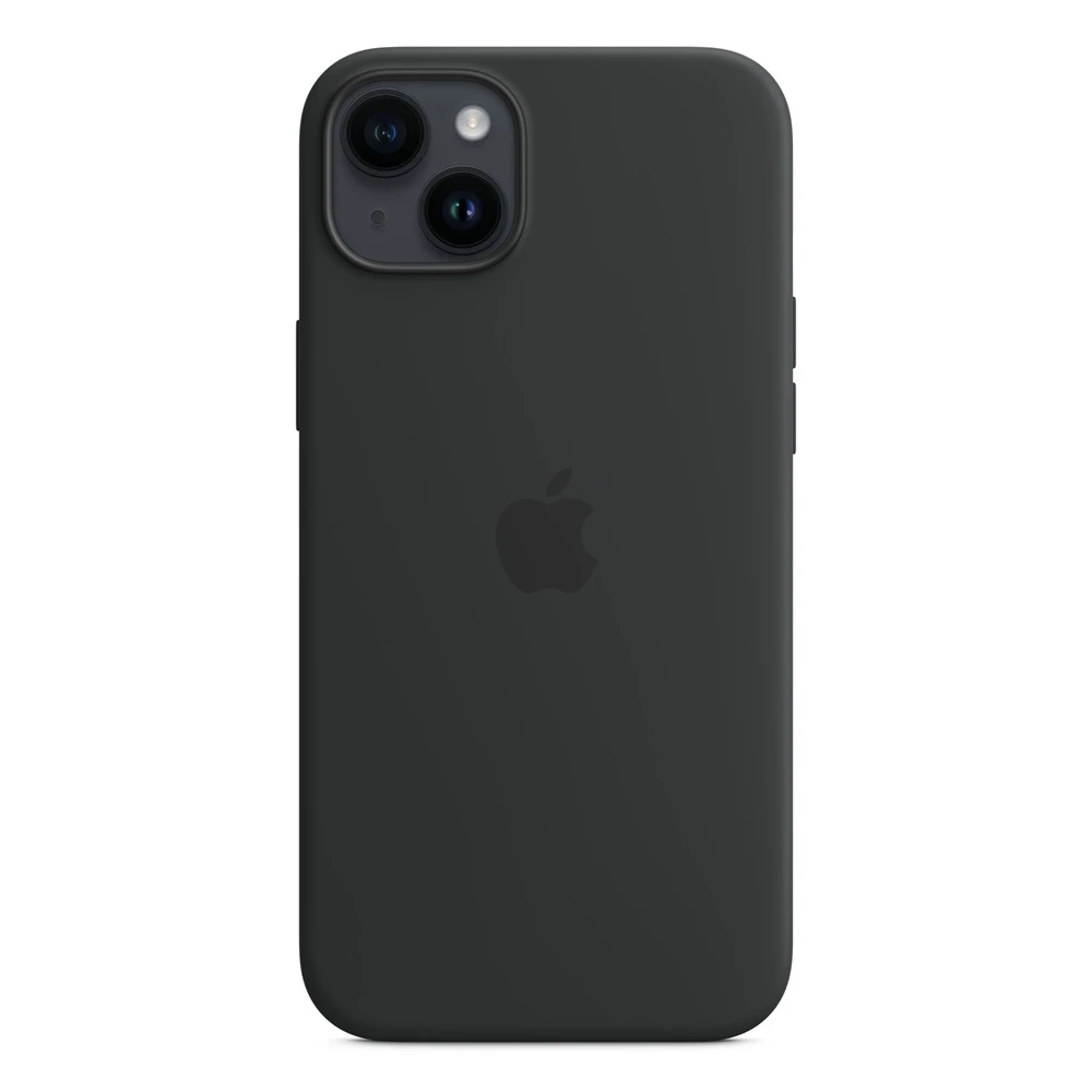 Оригинальный силиконовый чехол с magsafe для iphone 15 plus/14 plus, midnight 3