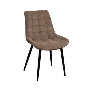 Scaun hans~velvet brown bgf166-7+black legs