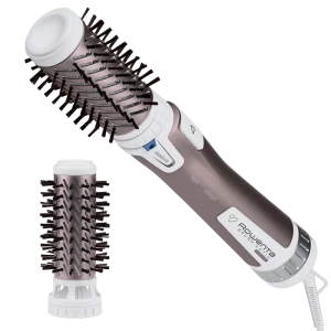 Фен-щётка rowenta activ premium care cf9540f0, 1000 вт, белый | розовый Thumbnail 2