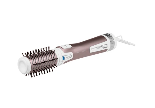 Фен-щётка rowenta activ premium care cf9540f0, 1000 вт, белый | розовый 5