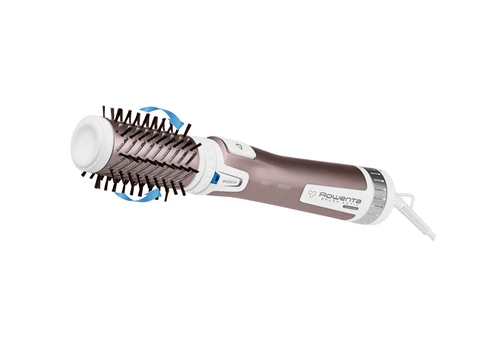 Фен-щётка rowenta activ premium care cf9540f0, 1000 вт, белый | розовый 8