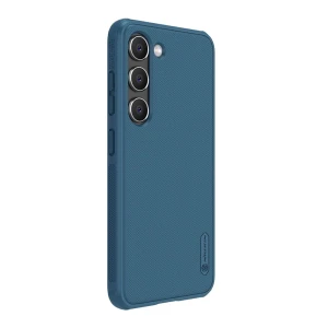 Чехол nillkin super frosted shield pro для samsung s23, синий Thumbnail 3