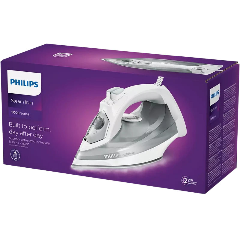 Fier de călcat philips dst5010/10, 2400w, gri alb 2