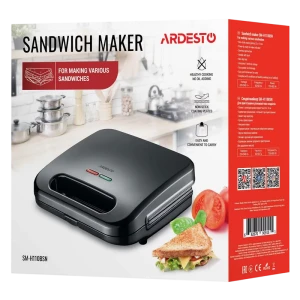Сэндвичница ardesto sm-h110bsn, чёрный Thumbnail 5