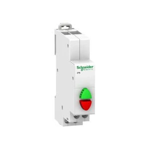 Кнопка a9e18034 2p 220 в 20 a ip66 зеленый/красный schneider-electric
