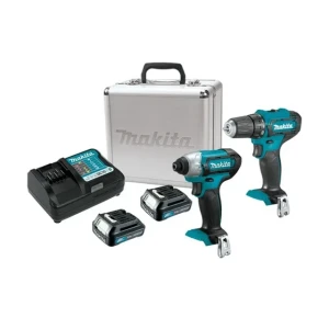 Набор электрических инструментов clx224x 30/110 нм 1.5 ач 12 в 1700/2600 об/мин makita