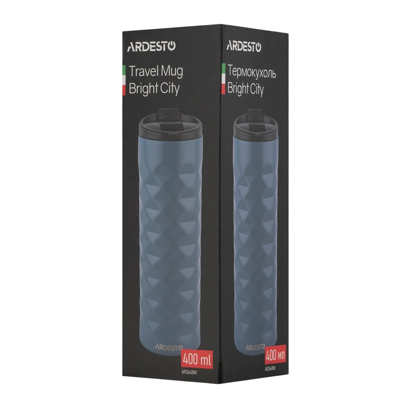 Cană termos ardesto ar2640nv, 0,4l, albastru 3