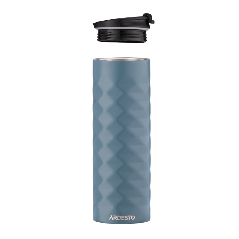 Cană termos ardesto ar2640nv, 0,4l, albastru 2
