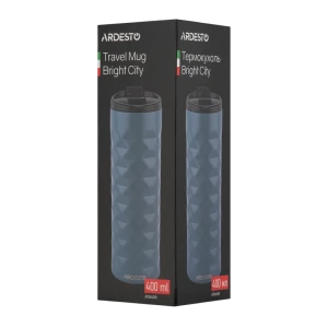 Cană termos ardesto ar2640nv, 0,4l, albastru Thumbnail 3