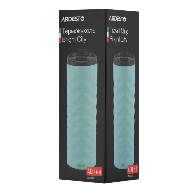 Cană termos ardesto ar2640gr, 400l, verde 2