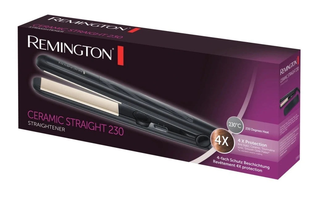 Aparat de indreptat părul remington ceramic straight, negru 3