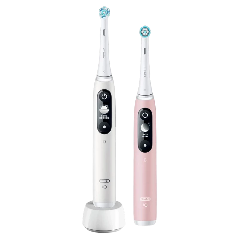 Periuță de dinți electrică braun oral-b io 6 duo, alb | roz 3