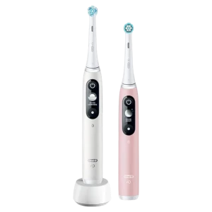 Periuță de dinți electrică braun oral-b io 6 duo, alb | roz